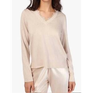 NEW CAMI NYC edwina sweater with lace in oat
